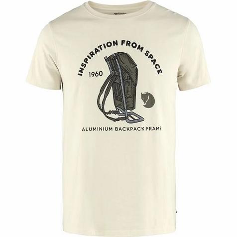 Fjallraven Men Space T-Shirt White PH230745 Philippines